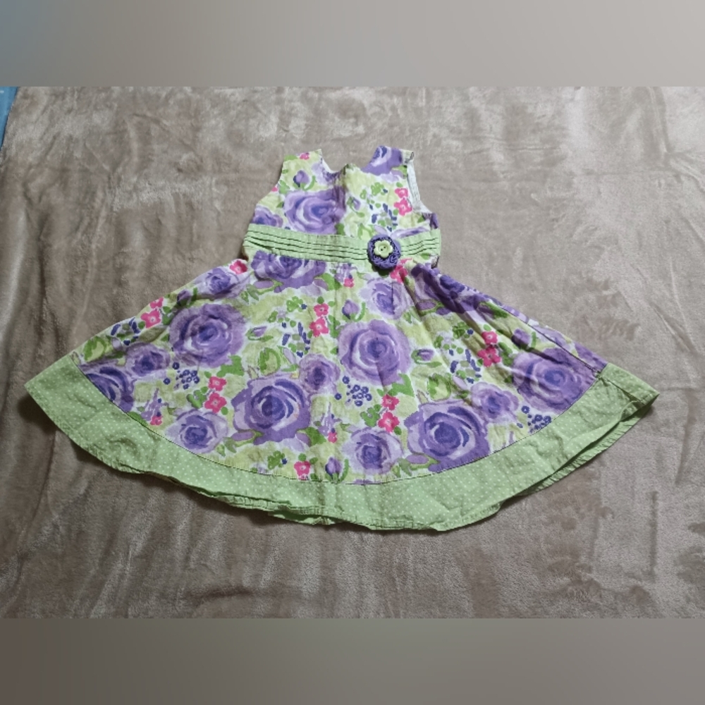 3T Blueberi Boulevard Purple Floral Dress
